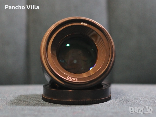 Обектив Sony SAL 50/1,4  за A байонет, снимка 3 - Обективи и филтри - 54306512