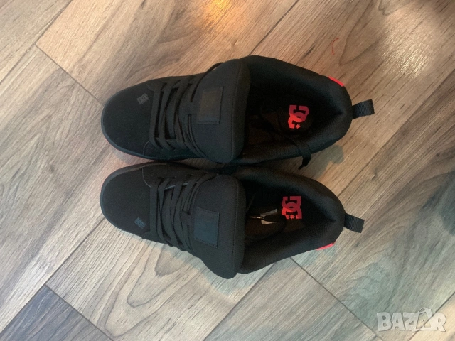 DC Court Graffik Black/Hot pink дамски кецове, снимка 2 - Кецове - 54829420