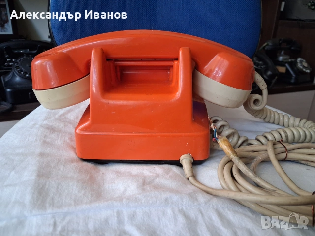 Френски,ретро телефон CTD Paris 1977г., снимка 4 - Антикварни и старинни предмети - 54978497