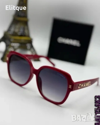 слънчеви очила chanel с калъф, снимка 2 - Слънчеви и диоптрични очила - 54323365