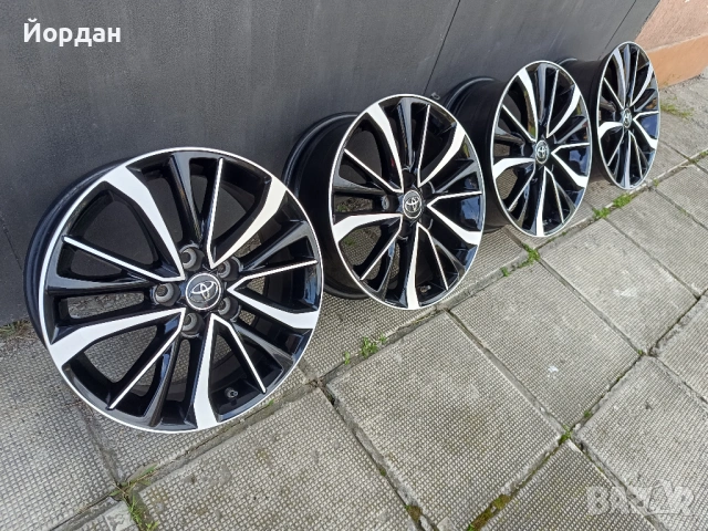 ОРИГИНАЛНИ джанти 17 ' цола 5x114,3 TOYOTA / ТОЙОТА 60,1 ЕТ39 7J + датчици, снимка 6 - Гуми и джанти - 54240393