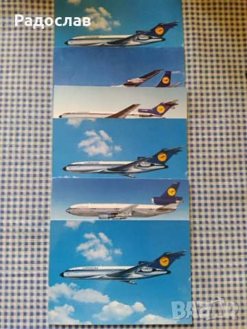 картички - снимки самолети Lufthansa 