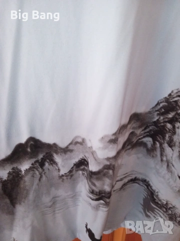 Небесно синя тениска (мъжка) - L размер, снимка 4 - Тениски - 54225700