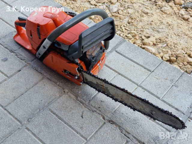 Резачка HUSQVARNA 385XP, снимка 4 - Градинска техника - 54657119