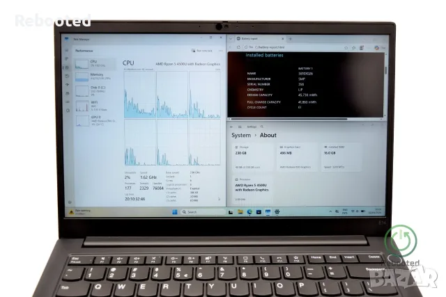Lenovo ThinkPad E14 Gen 2 – Ryzen 5 / 16GB RAM, снимка 6 - Лаптопи за работа - 53828266