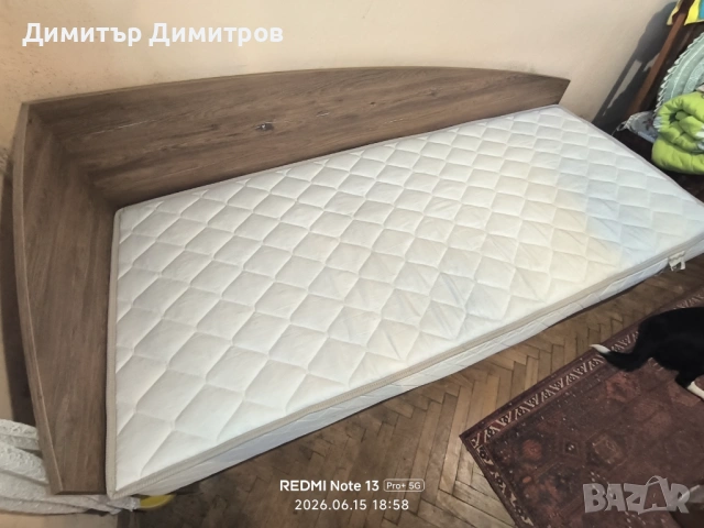 Продавам единично легло, снимка 2 - Спални и легла - 54919149