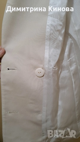 Бяло сако Zara xs , снимка 6 - Сака - 54552561