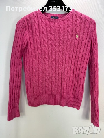 Polo Ralph Lauren розов пуловер за момиче 12-14 години