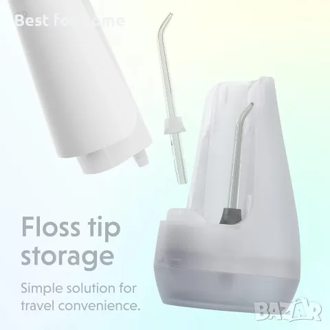 ORDO Hydro Sonic Water Flosser, безжичен, 3 настройки на налягането, бял | Пътен воден флосър, USB , снимка 5 - Медицинска апаратура - 55585378