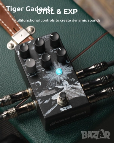Klowra Everlast Delay – Стерео Delay педал за електрическа китара с 9 режима, Tap Tempo и RAMP функц, снимка 4 - Китари - 54940353