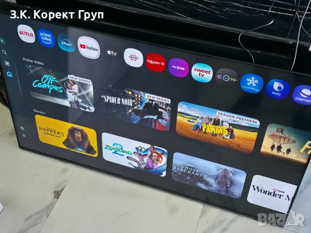 Смарт телевизор Samsung UE55U8072, снимка 2 - Телевизори - 55240366