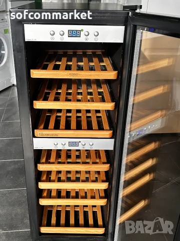  Двузонов охладител за вино CASO WineMaster 38 – Отлично състояние с ГАРАНЦИЯ!, снимка 8 - Хладилници - 55478460