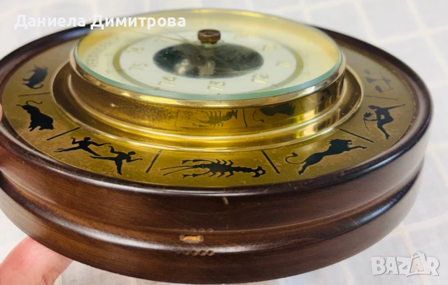 Западногермански зодиакален барометър, снимка 3 - Антикварни и старинни предмети - 54704526