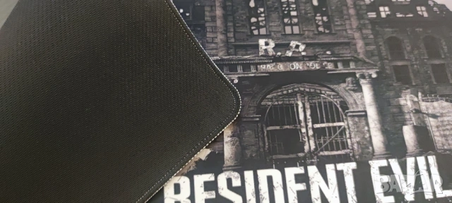 Resident Evil Requiem Mousepad R.P.D Racoon City Police Department Destroyed, снимка 6 - Джойстици и геймпадове - 54526048