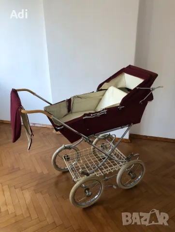 Ретро бебешка количка , снимка 9 - Детски колички - 55595563