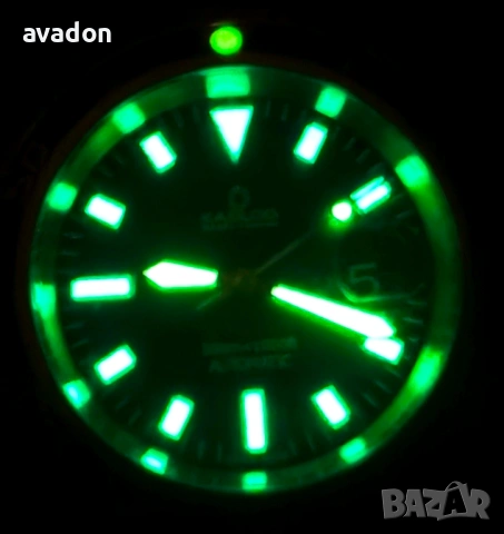 KADLOO Basel Swiss OCEN DATE automatic eta sapphire wr 300m, снимка 7 - Мъжки - 54916820