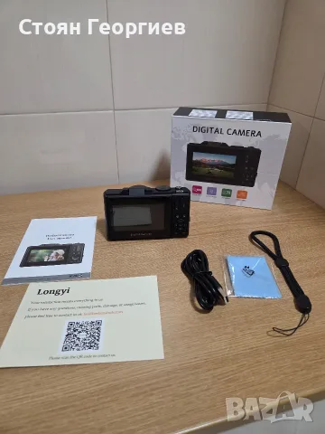 Чисто нов Дигитален фотоапарат Longyi 5K 75MP, предназначен за влогове и любителска фотография