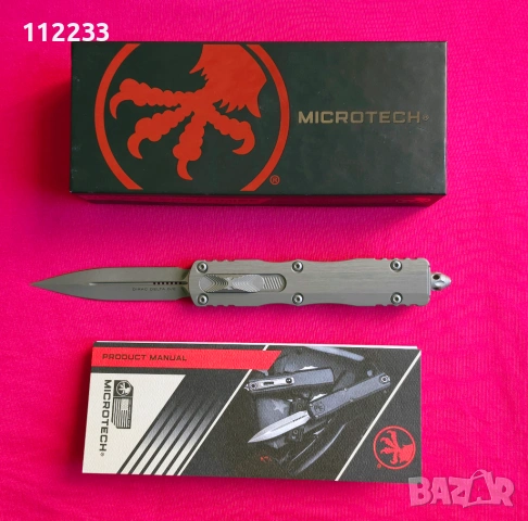 Microtech Delta DIRAC DE Apo Natural Clear, снимка 3 - Ножове - 54441013