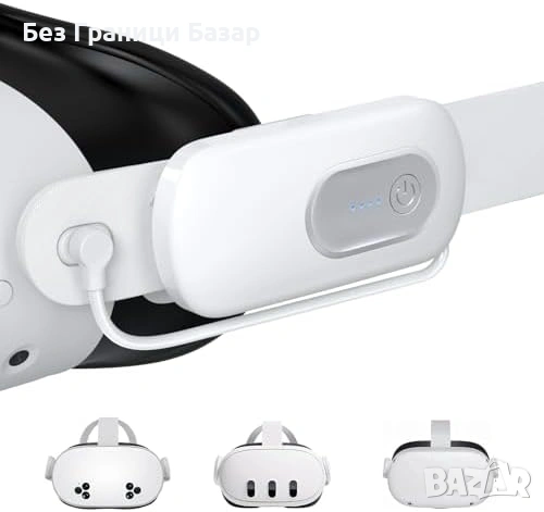 Нова VR батерия Meta Quest 3 3S 2 бързо зареждане 18W Power Bank за Oculus