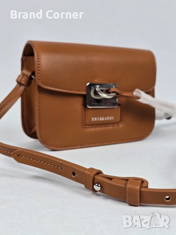 Нова дамска чанта Trussardi - кафява, снимка 5 - Чанти - 54410725
