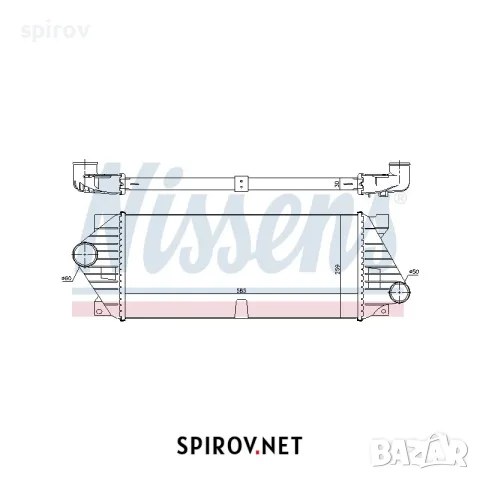 Интеркулер Mercedes W163 ML270 1998-2005 A1635000700, снимка 3 - Части - 55701045