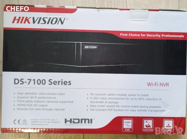 hikvision ds-7100 series NVR 8 канала