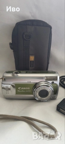 фотоапарат Canon PowerShot A470 + калъф и карта памет , снимка 3 - Фотоапарати - 54931212