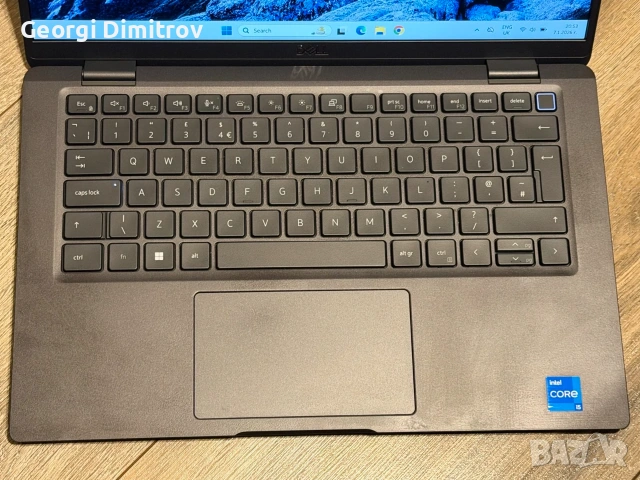 Dell Latitude 7430 i5-1235U/16RAM DDR4/256GB SSD/Iris XE Graphics/отличен, снимка 2 - Лаптопи за работа - 54982539