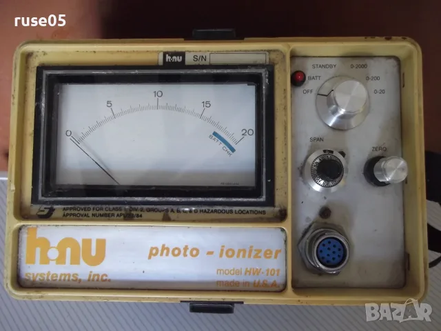 Детектор фотойонизационeн "HNU - HW-101", снимка 4 - Друга електроника - 55397639
