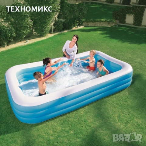 Надуваем басейн 200x150х55 см, снимка 6 - Басейни и аксесоари - 55062719