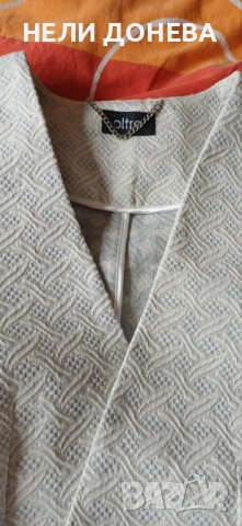 Разкошен Костюм 3 Части на OLTE Италия-Сако+Панталон+Бюстие!НОВИ!, снимка 10 - Костюми - 54044628