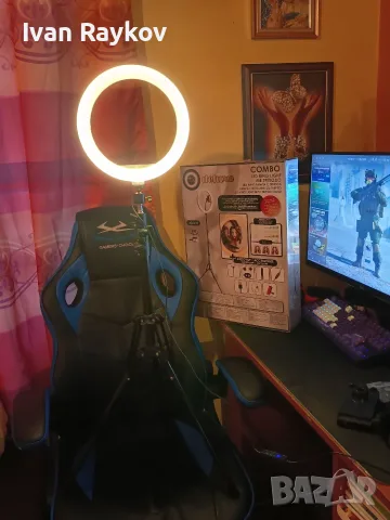 Deluxe combo led ring light , снимка 4 - Селфи стикове, аксесоари - 55315399
