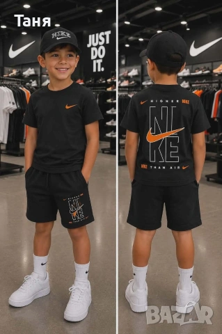 Детски летни комплекти с шапка Nike, Jordan, снимка 2 - Детски комплекти - 54843690