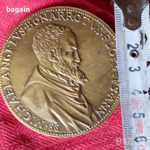 Микеланджело, бронз., снимка 3 - Антикварни и старинни предмети - 54454955