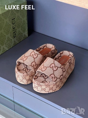 Gucci ⚜️Дамски Чехли , снимка 2 - Чехли - 54635046