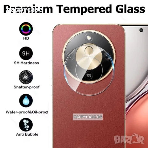 Honor Magic 8 Lite / 8 Pro / 3D 9H Стъклен протектор за камера, снимка 2 - Фолия, протектори - 52632173