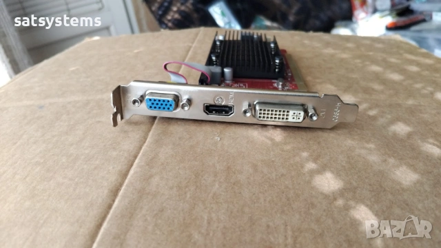 Видео карта AMD Radeon PowerColor HD 5450 HDMI 1024MB GDDR3 64bit PCI-E, снимка 2 - Видеокарти - 54570350
