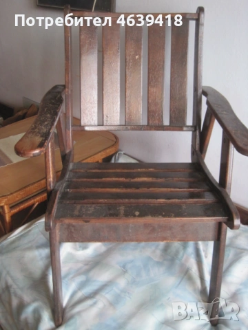 Фотьойл, дървен, сгъваем, 6 бр