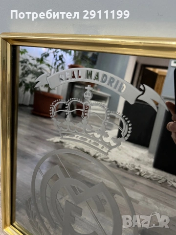 Картина огледало с герба на Реал Мадрид, снимка 4 - Фен артикули - 54304107