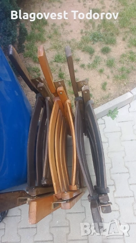 Дървени сгъваеми столове, снимка 4 - Столове - 55249279