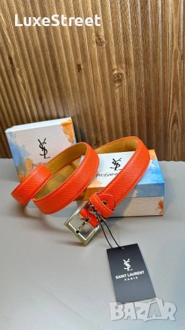 YVES SENT LAURENT 🤍 Естествена Кожа 🤍 Дамски Колани , снимка 5 - Колани - 54138513