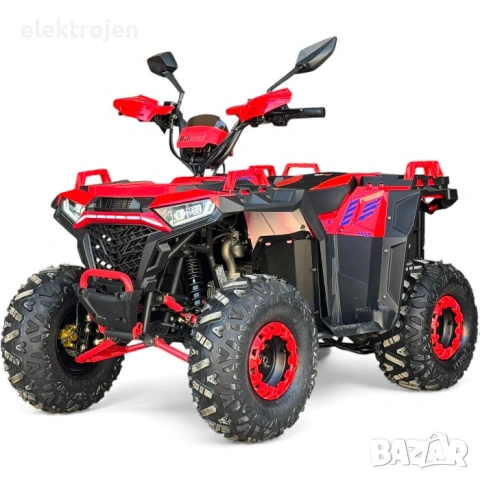 ТОП ЦЕНА! ATV BULLMAX POWERSPORT 150CC полуавтомат скорости, мощният мотор 2026г, 8” Гуми, С Теглич, снимка 3 - Мотоциклети и мототехника - 54023771
