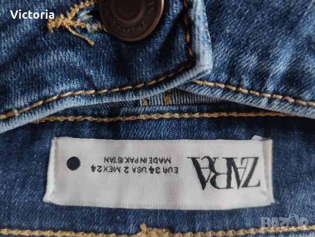 Дамски дънки Zara, снимка 3 - Дънки - 54654337