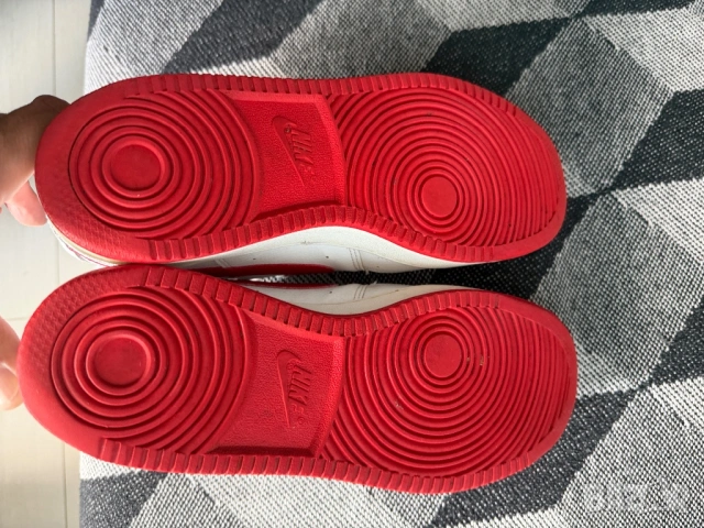 Nike Court Vision LowWhite University Red, снимка 8 - Маратонки - 54903581
