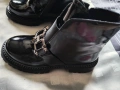 Дамски черни лачени боти , снимка 11
