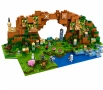 Конструктор за изграждане Minecraft World 836 части с LED светлини, снимка 4