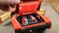 Голяма червена кола Ferrari Testarossa Hotwheels 1:18, снимка 8
