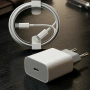 Apple 20W USB-C Fast Charger комплект с Lightning кабел – Бързо зареждане за iPhone, снимка 4