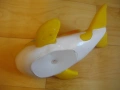 РЕТРО ГУМЕНА ИГРАЧКА 17 см ДЕЛФИН СВИРЕЩА, снимка 9