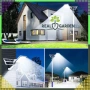 Мощна соларна улична лампа IP67 с дистанционно и стойка – 200W (247 LED) / 300W (299 LED), снимка 6